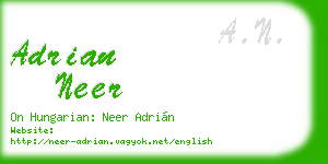 adrian neer business card