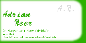 adrian neer business card